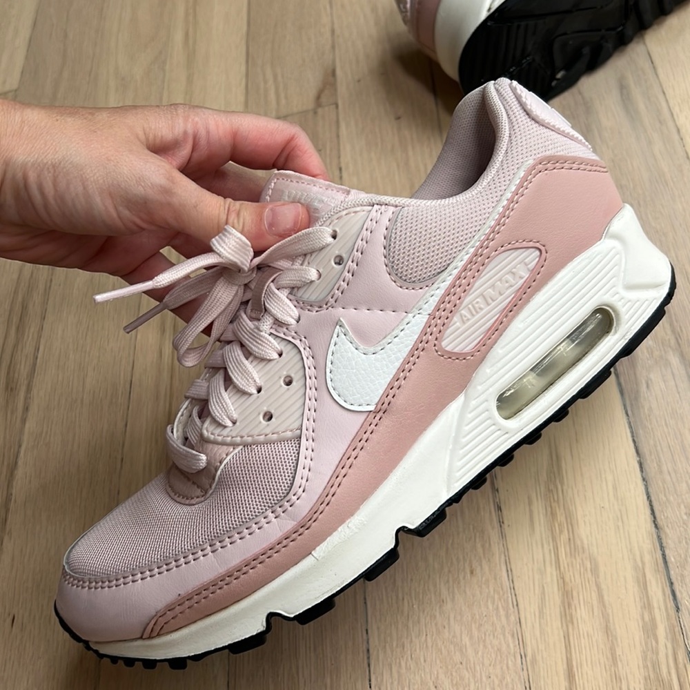 Nike Women’s Air Max Sneakers in Light Pink and White